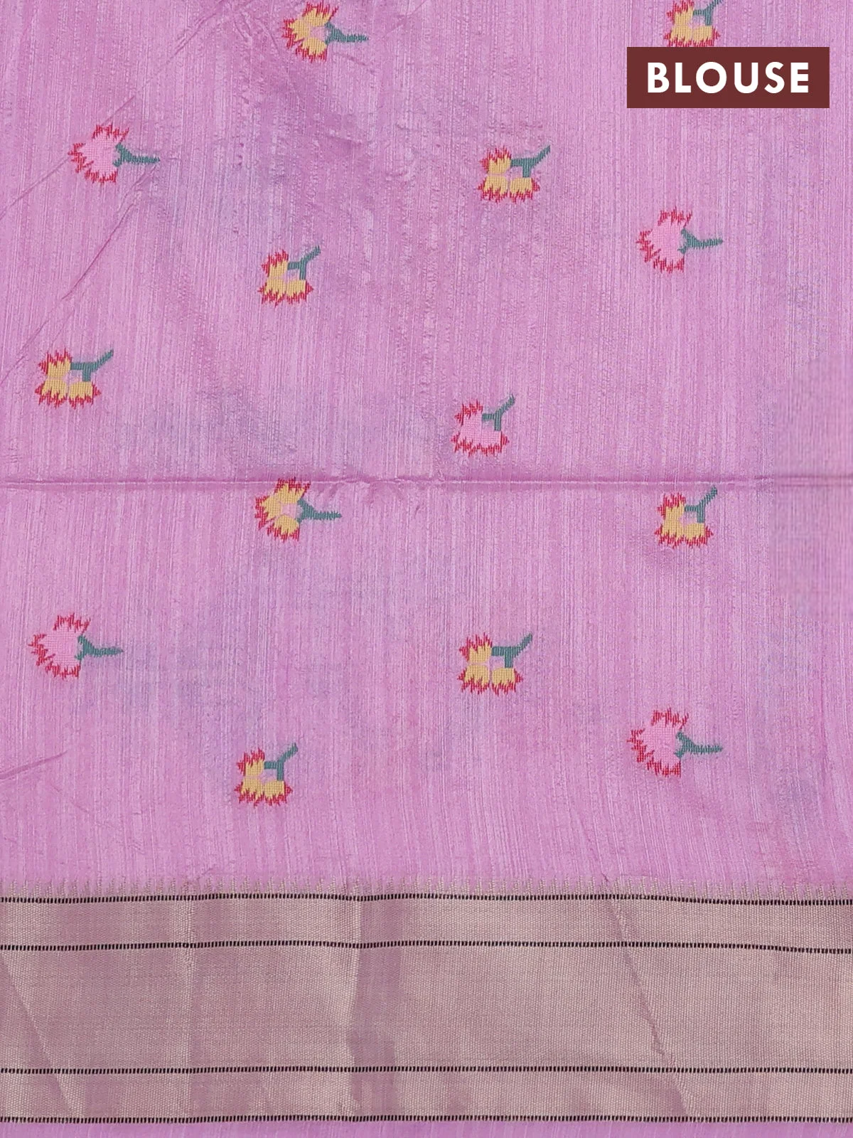 Semi Paithani Zari Woven Buttas Saree - Light Pink